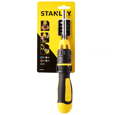 STANLEY MULTI-BIT Ratcheting Screwdriver 10PC/KIT STHT68010-8